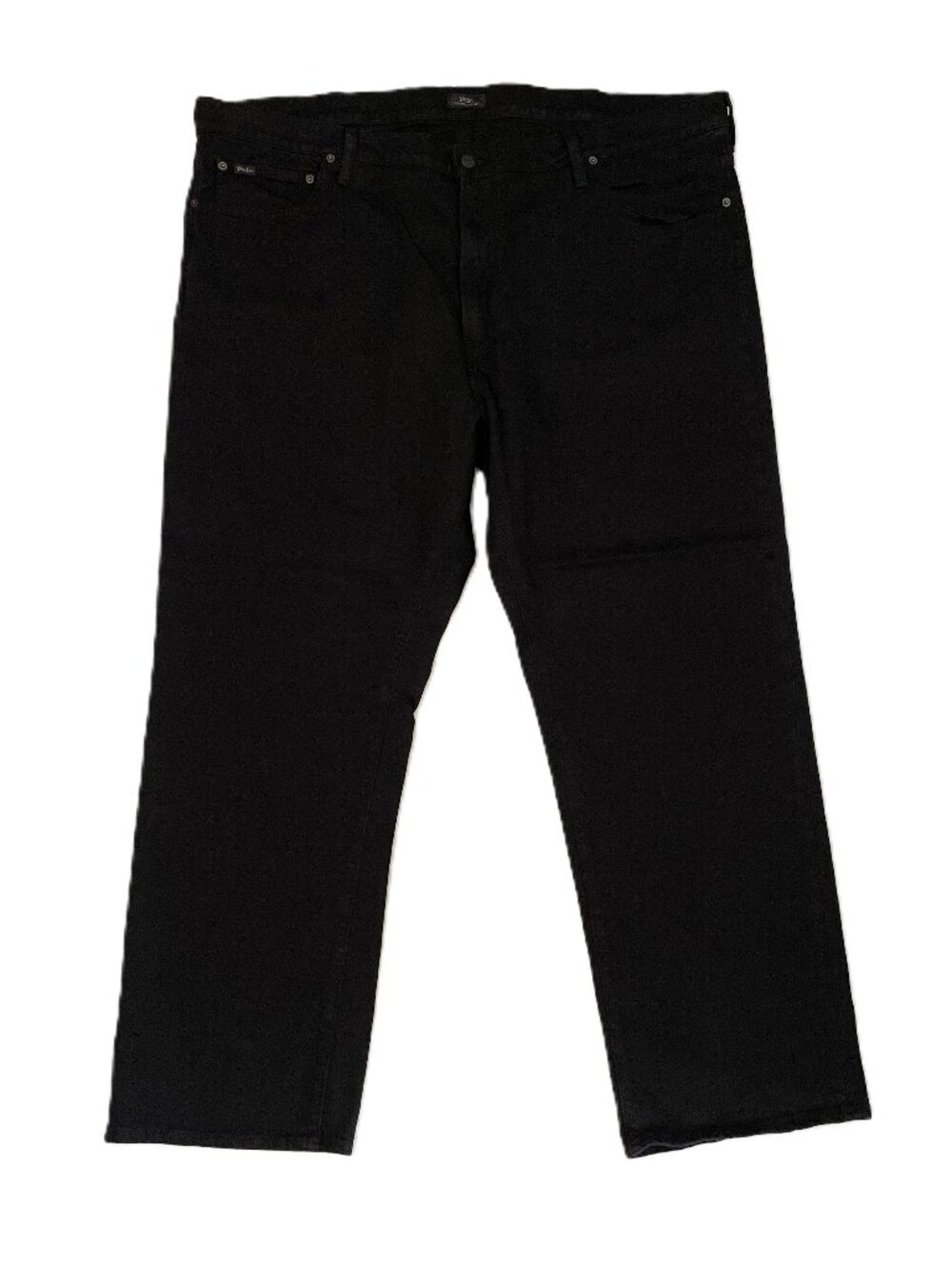 Polo Ralph Lauren Hampton Relaxed Straight Jeans Men 46Bx30 Black Cotton Stretch